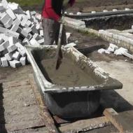 Аренда прокат ванны для замешивания бетона